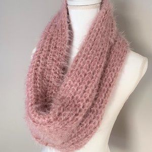 Amazingly soft blush infinity scarf - Betsy Johnson